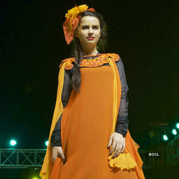 A model walks the ramp Photogallery - Times of India