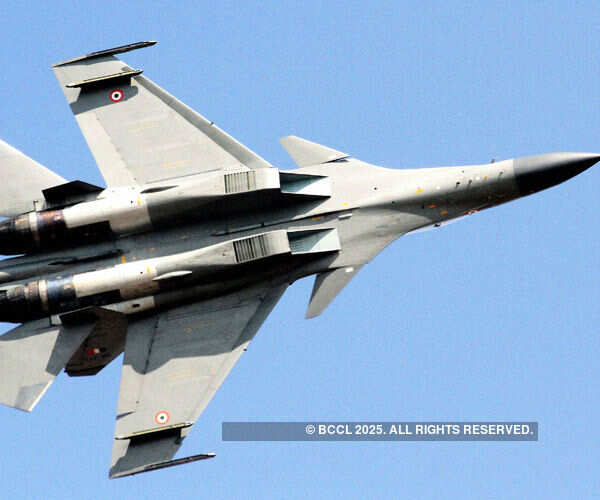 According to reports, the two pilots flying the plane managed to eject safely Photogallery - Times of India