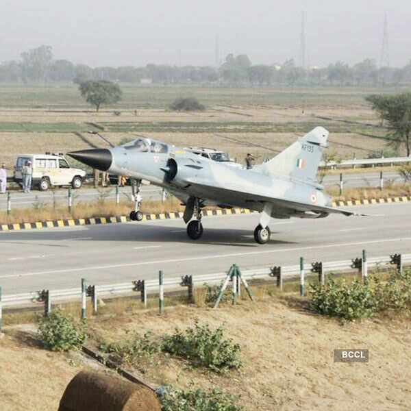 The aircraft landed at about 6:40am Photogallery - Times of India