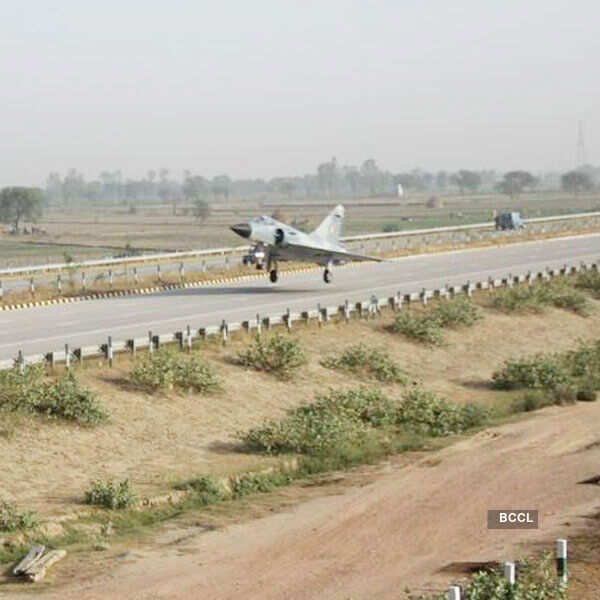 The IAF has been considering the use of national highways Photogallery - Times of India