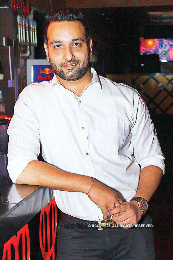 Himanshu Jain poses during a party  Photogallery - Times of India