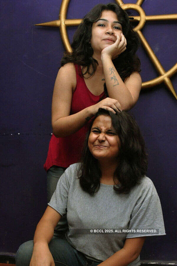 Sneha Chatterjee and Swagata Das during an event Photogallery - Times of India