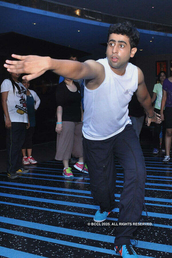 Snapped during a Zumbathon event, held at Spring Club  Photogallery - Times of India