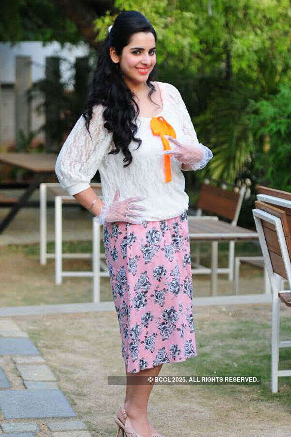 Nitika is all smiles during the ladies&rsquo; club meet Photogallery - Times of India