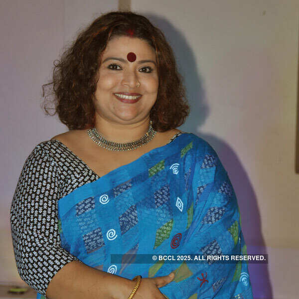 Sanchaita during the Wrap-up party of Bengali movie Aamar Prithibi  Photogallery Times of India