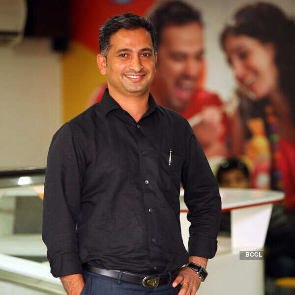 Kishore Rai at the launch of Polar Bear ice cream store Photogallery Times of India