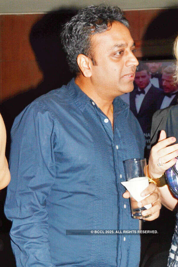 Nalin Gupta during the party Photogallery - Times of India