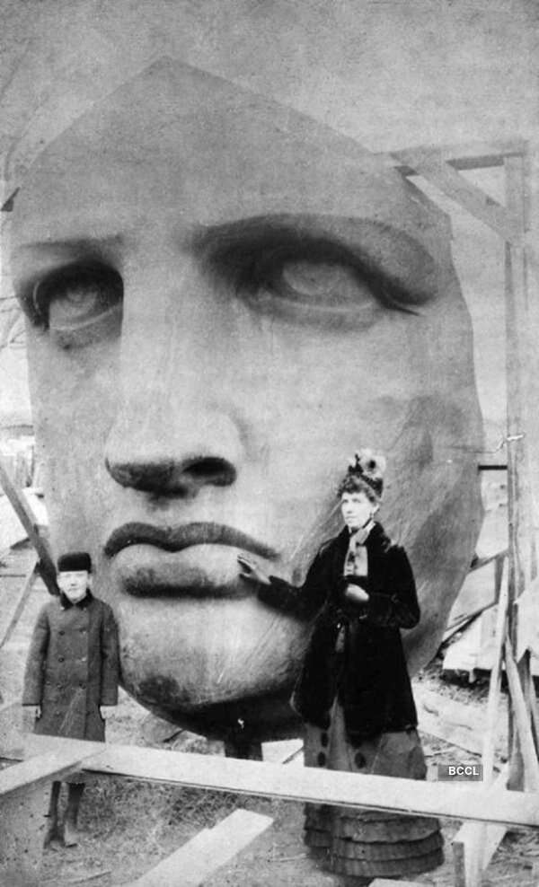 Statue of Liberty was unpacked