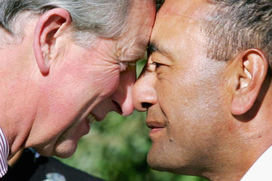 Royals Receiving Hongi