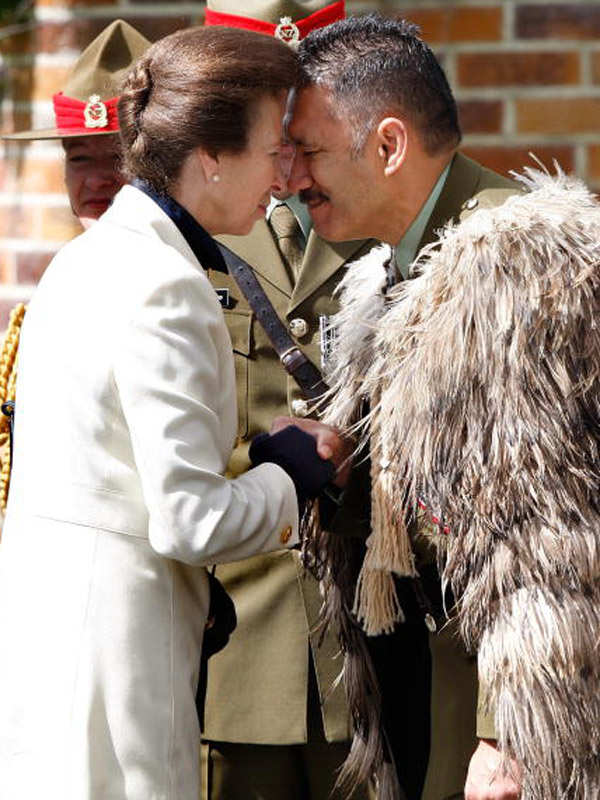 Royals Receiving Hongi