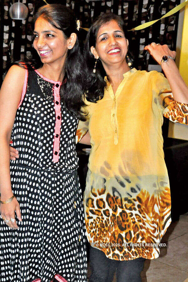 Rashi (L) and Shilpi during the party Photogallery - Times of India