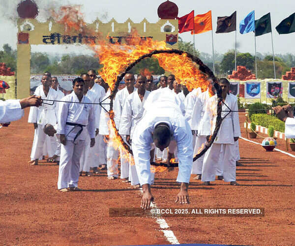 A trainee showcases Photogallery - Times of India