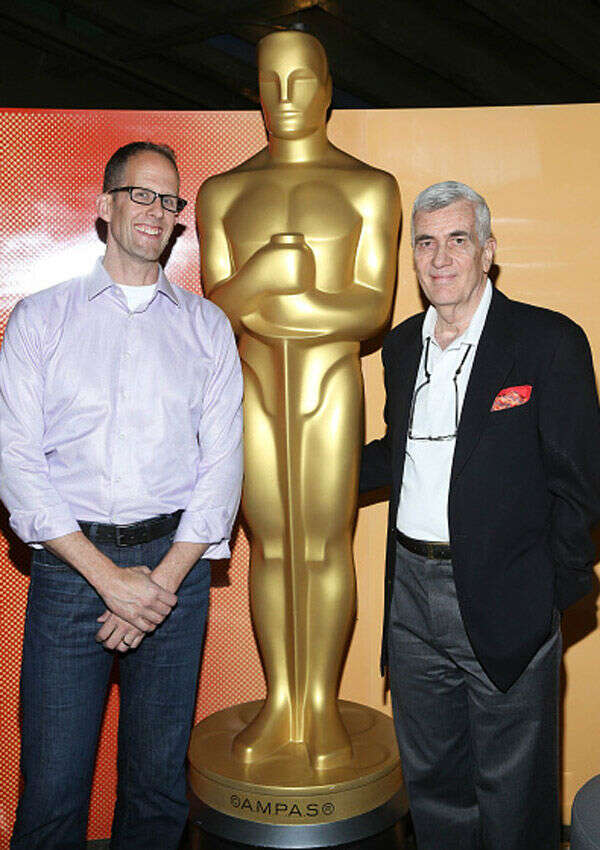 Pete Docter (L) and John Canemaker attend The Academy Presents 'An Animation Showcase: Photogallery - Times of India