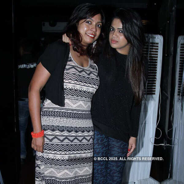 Sammena and Uthra during a party Photogallery Times of India
