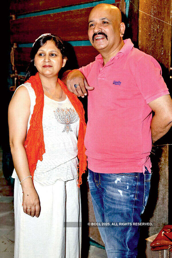 Annu and Sanjay during a party Photogallery - Times of India