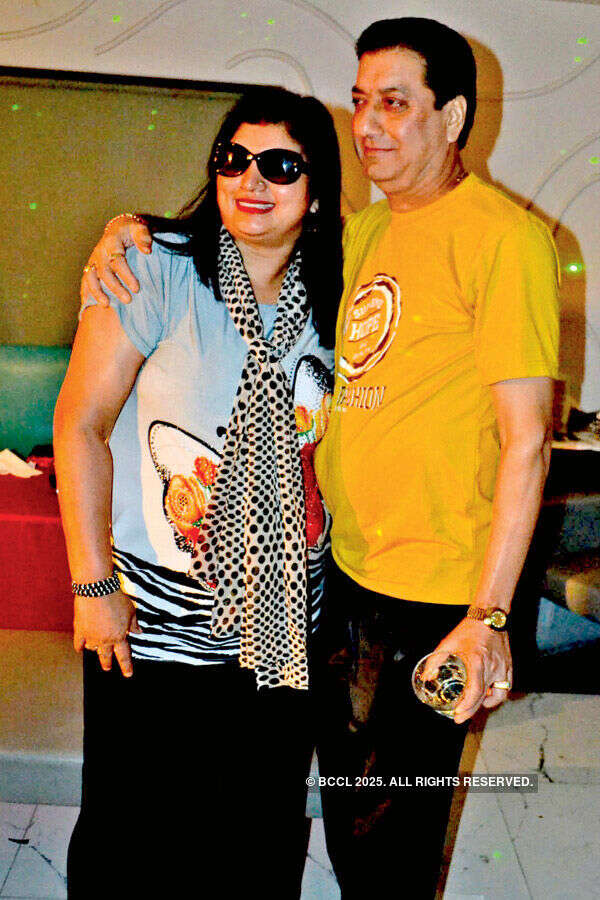 Kanchan and Vijay during a party Photogallery - Times of India