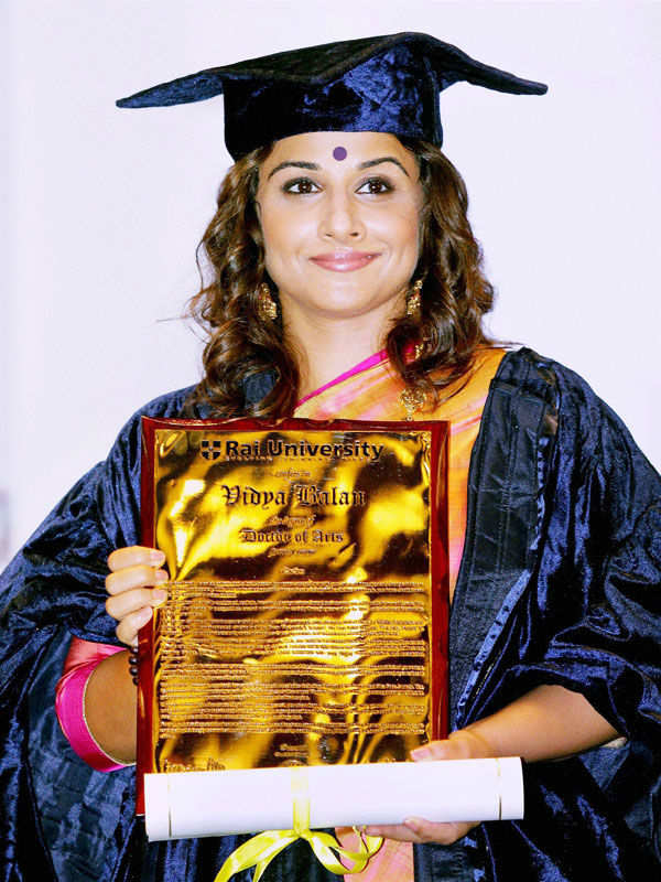 Vidya conferred with honorary doctorate degree