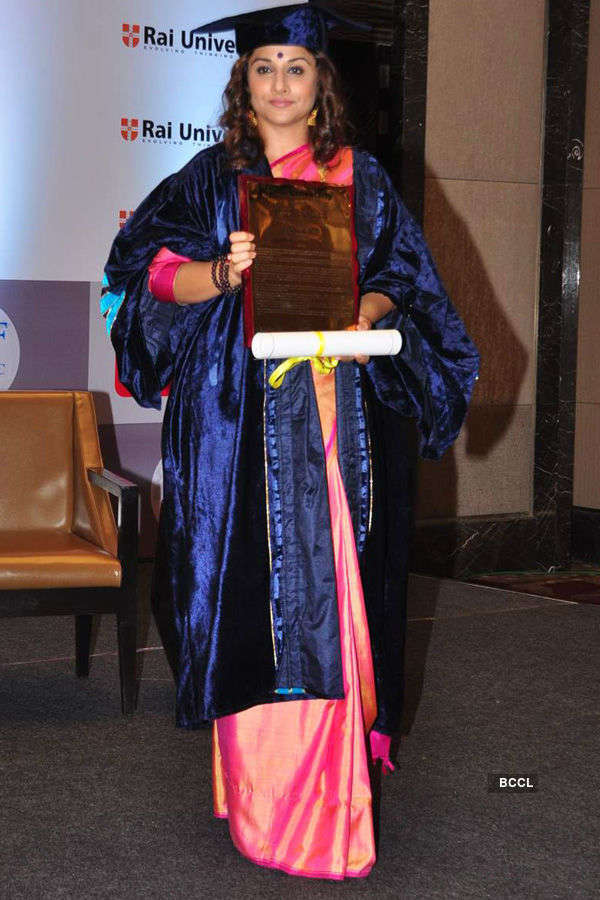 Vidya Balan conferred with honorary doctorate