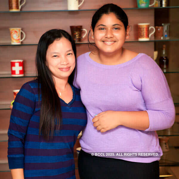 Abigail and Sohana during a Sunday brunch held at MyPlace Photogallery Times of India