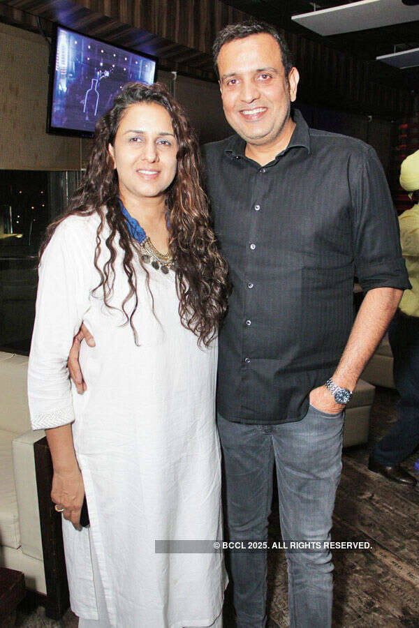 Sushma and Lalit Ahlawat during the Bollywood Nights Photogallery - Times of India