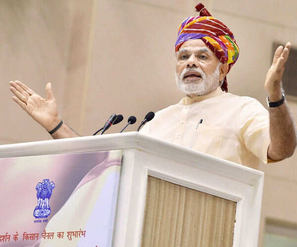 The PM said he "neither believes in politics Photogallery - Times of India