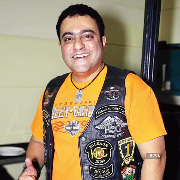 Bikram Puri during a party for bike lovers  Photogallery Times of India