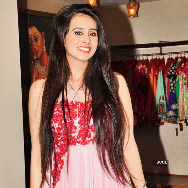 Kanika Sondhi during a designers store Photogallery Times of India