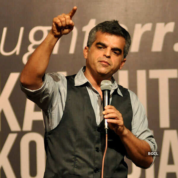 Atul Khatri during a comedy show Photogallery Times of India