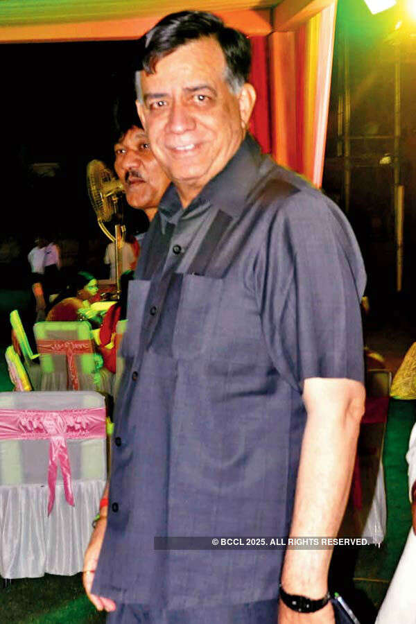 Satish Mahana during the wedding Photogallery - Times of India