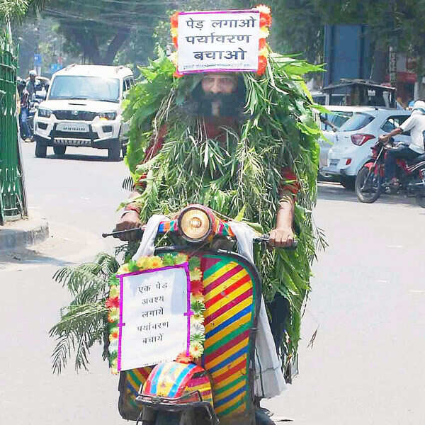 Activist Rajendra Kumar Tiwari(Dukanji) Photogallery - Times of India