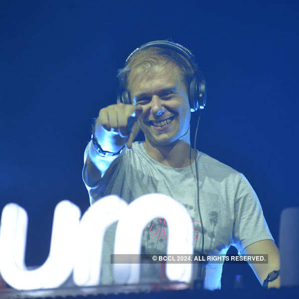 Armin van Buuren performs live