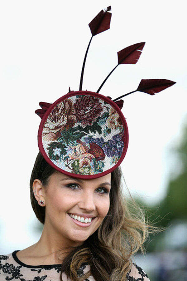 Miliner Rachel Hanson poses for a photograph   Photogallery - Times of India