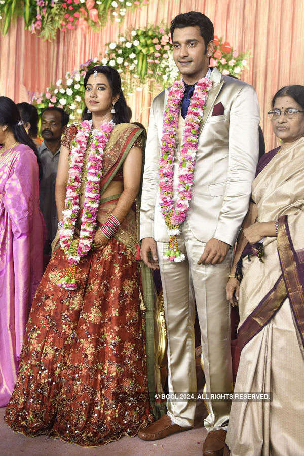 Arulnithi and Keerthana’s wedding ceremony