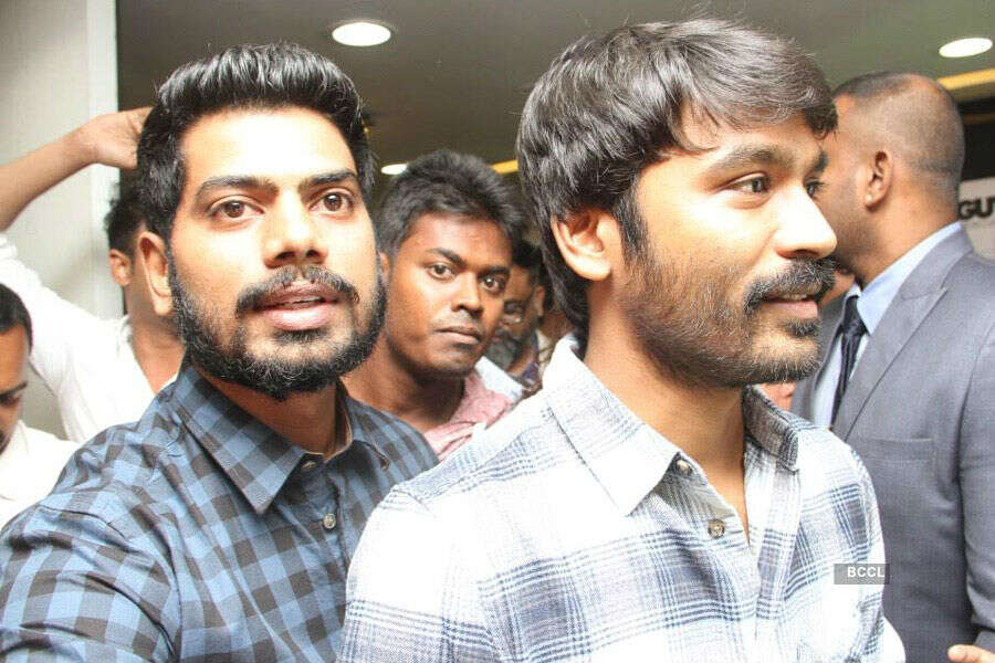 Dhanush during the launch of Essensuals Salon
