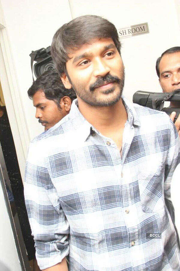 Dhanush during the launch of Essensuals Salon