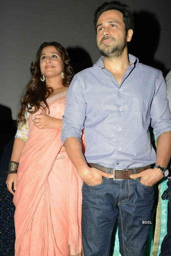 Vidya Balan and Emraan Hashmi during the promotion
