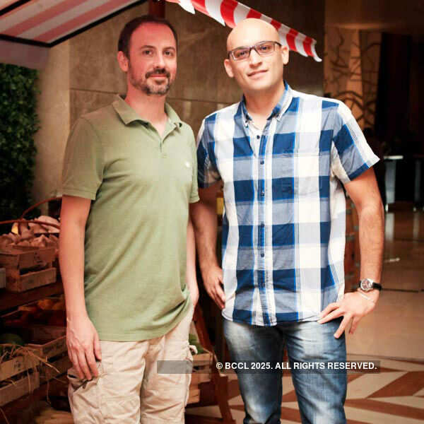 Jim and Rafael at Market Brunch