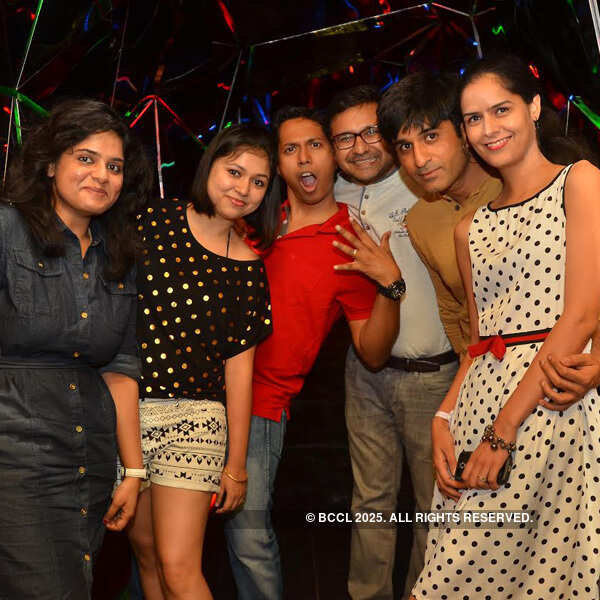 Revellers have fun during a party at Kismet
