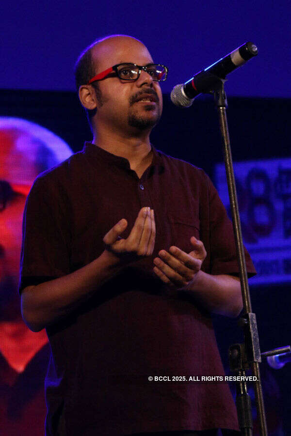 Srijato performs during a concert