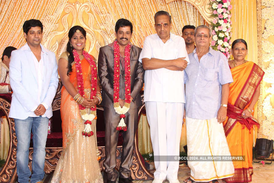 Celebs @ Vidharth, Gayathri’s wedding reception