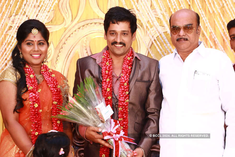 Celebs @ Vidharth, Gayathri’s wedding reception