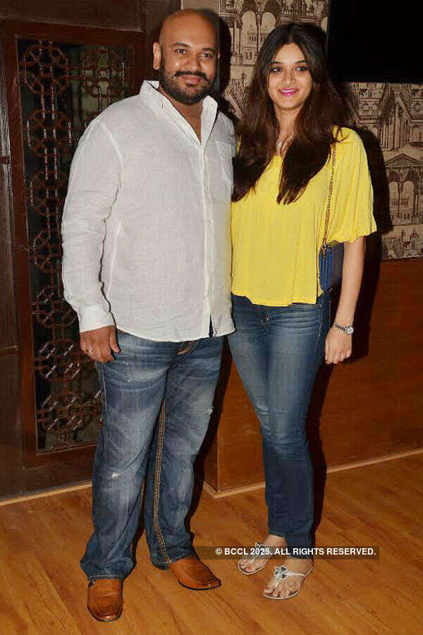 Lavraj poses with his wife