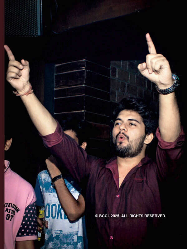 Snapped during a party