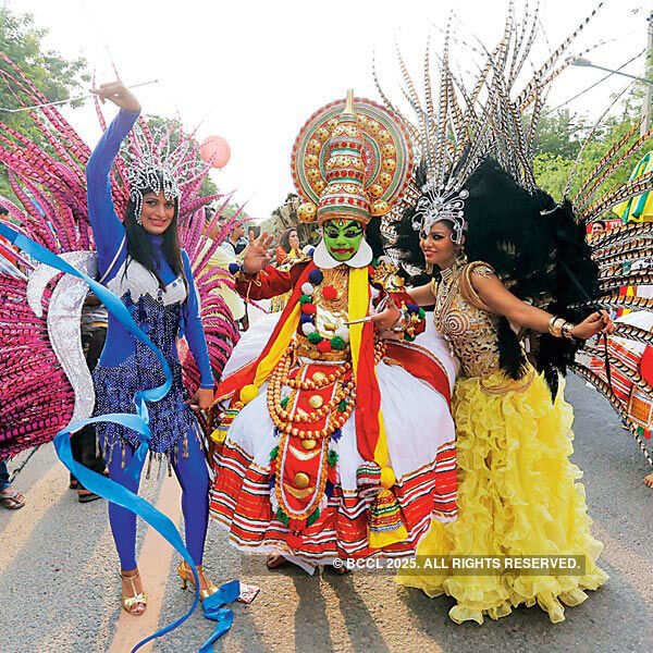 Artists perform during the Raahgiri Day