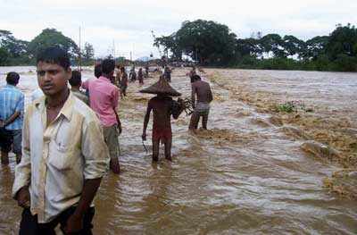Flood hits Orissa