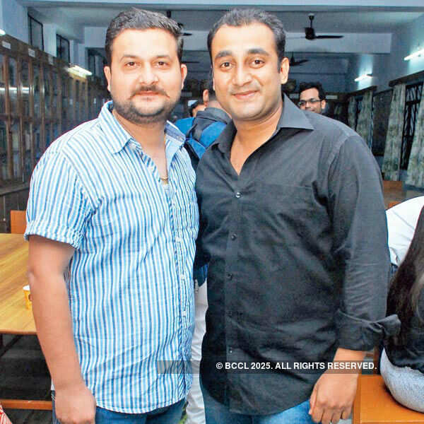 Prashant and Malay Chaturvedi during a reunion party