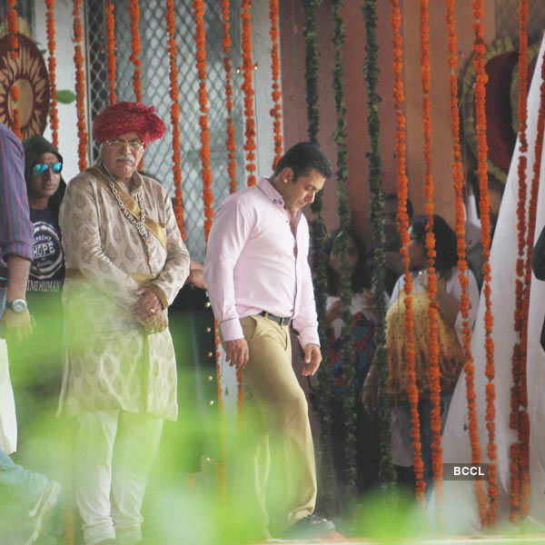 Prem Ratan Dhan Payo: On the sets