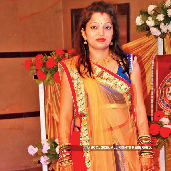 Devika during the wedding reception party