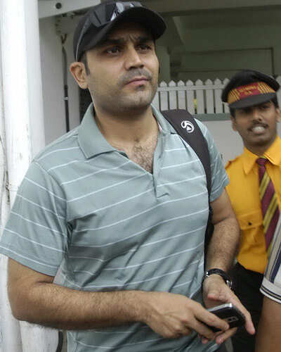 Virendra Sehwag in city