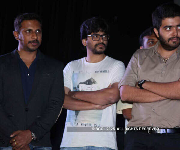 Pawan Kumar and Anand Chabbria at the audio launch of Rocket